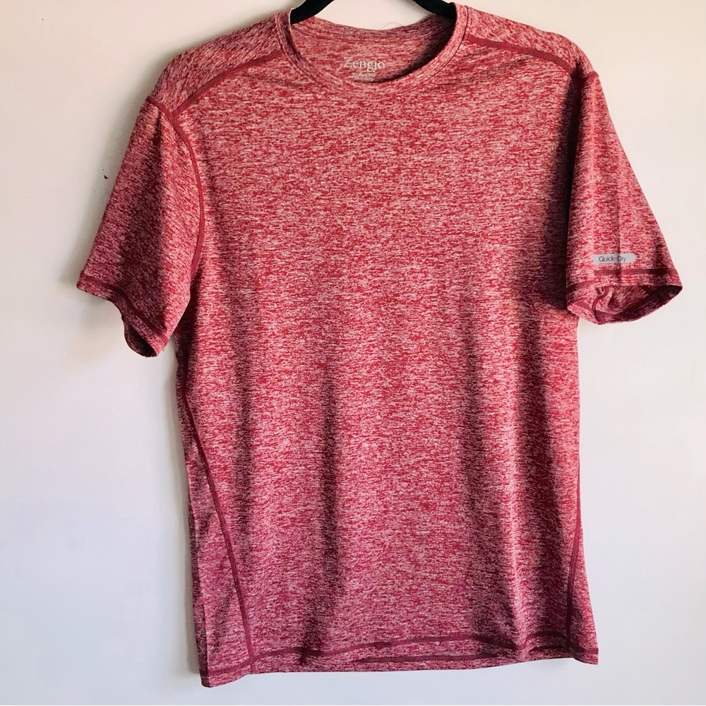 Zengio Unisex QUICK DRY Stretch Athletic Active Tee, SZ M, NWOT